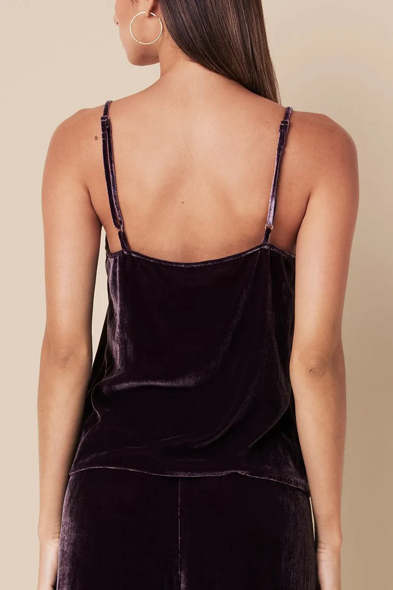 Zahara Camisole in Coffeeberry